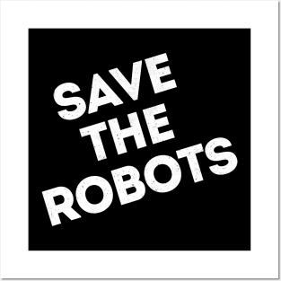 Save the Robots NYC dark Posters and Art